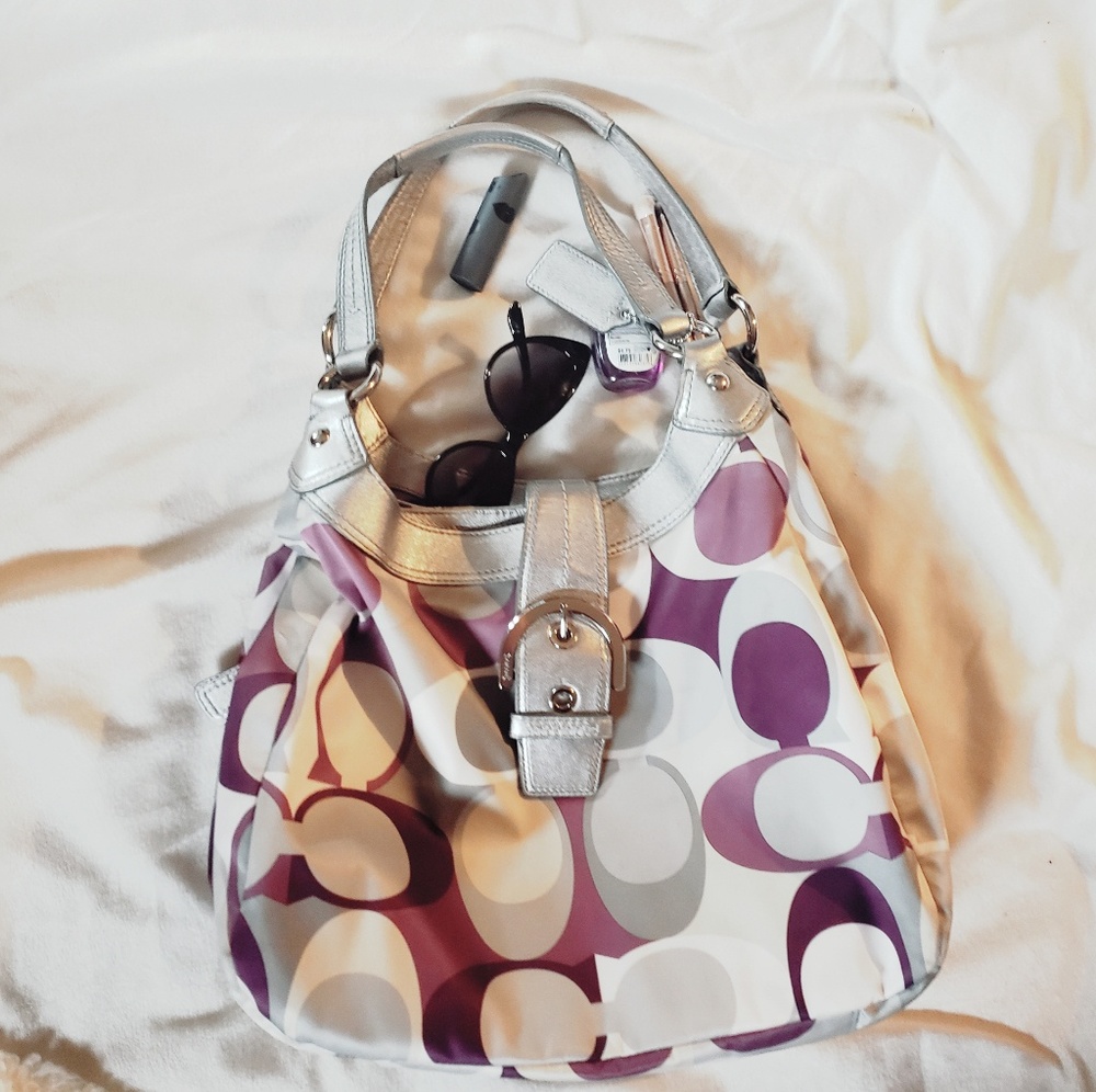 🔥💞 COACH BAG - PURPLE OVERSIZED